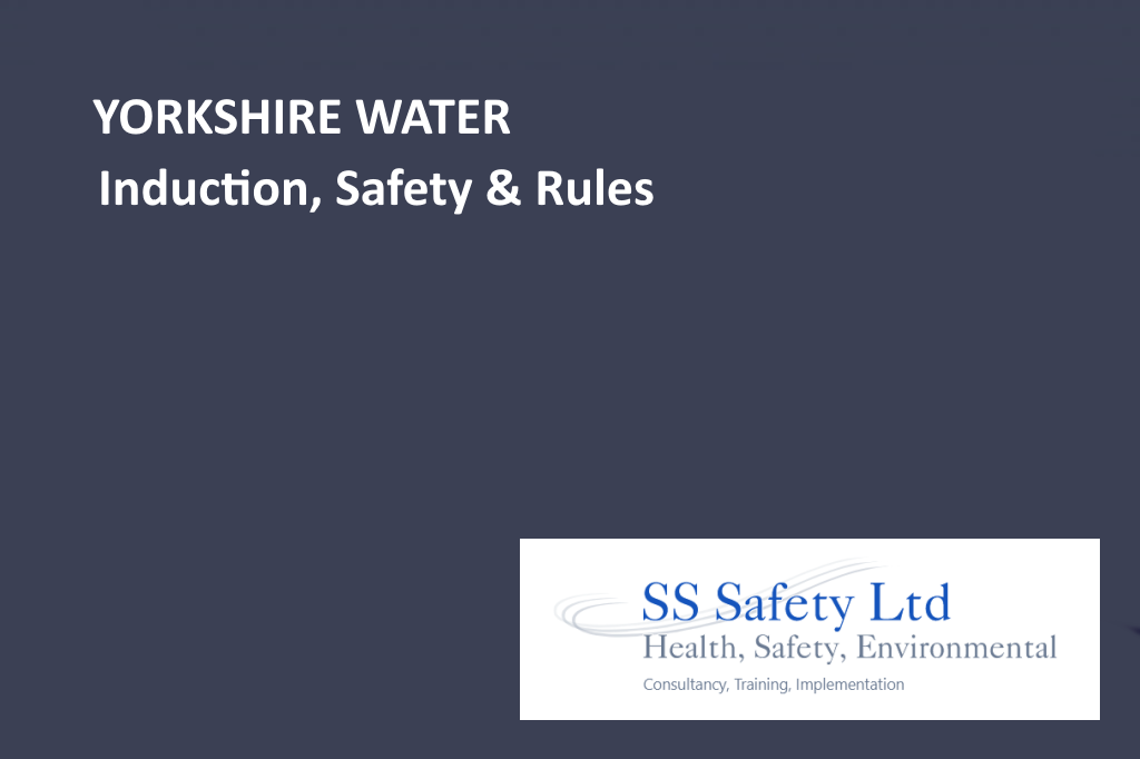 Yorkshire Water Induction & Safety